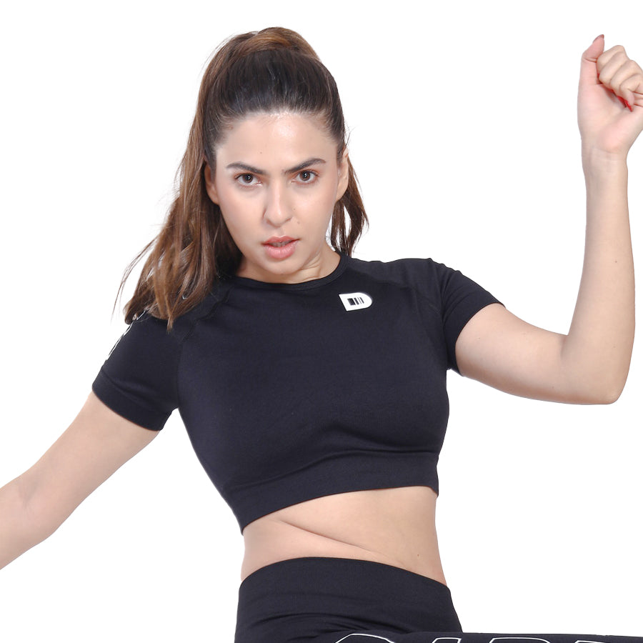 Seamless Duo Set Black
