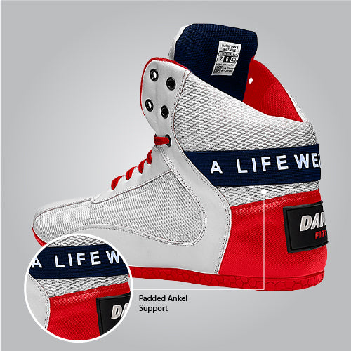 DAPP Athlete-Series Weightlifting Shoes WhiteRed