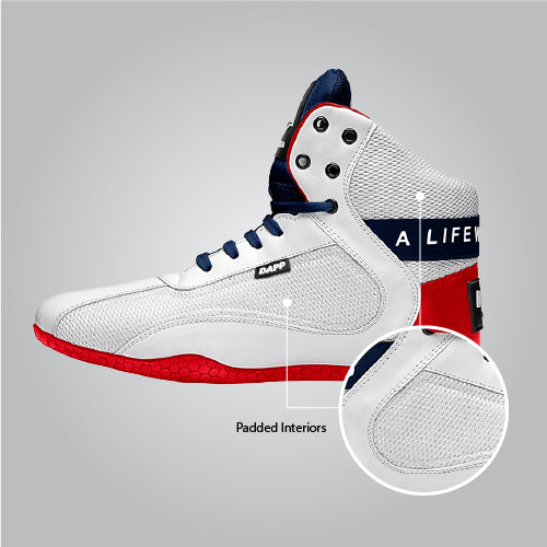 DAPP Athlete-Series Weightlifting Shoes WhiteRed