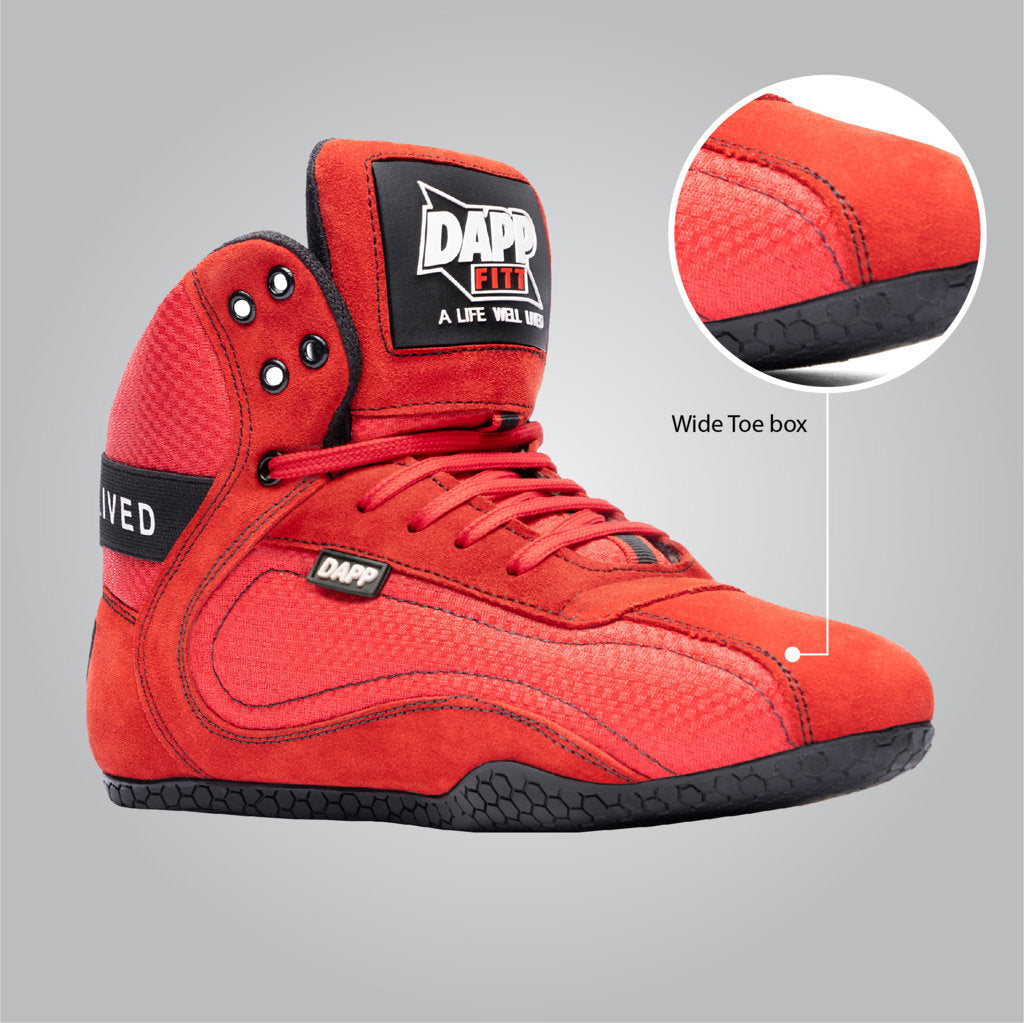 DAPP X-Series Weightlifting Shoes Red