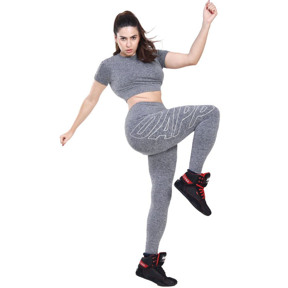 Seamless Duo Set Grey