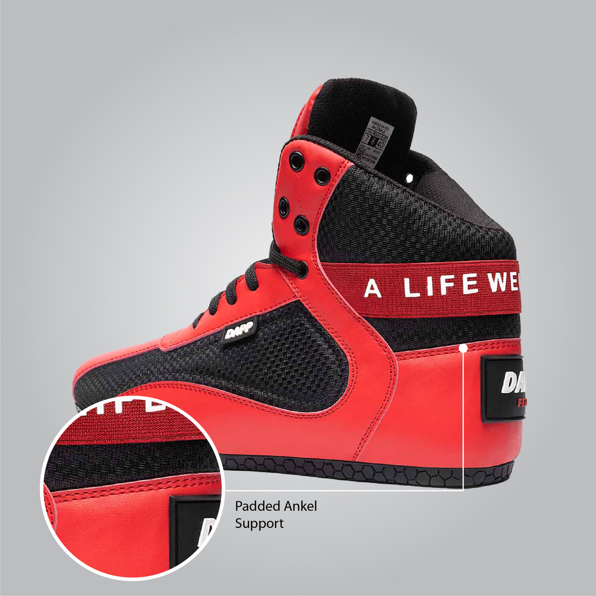 DAPP Z-Series Weightlifting Shoes RedBlack