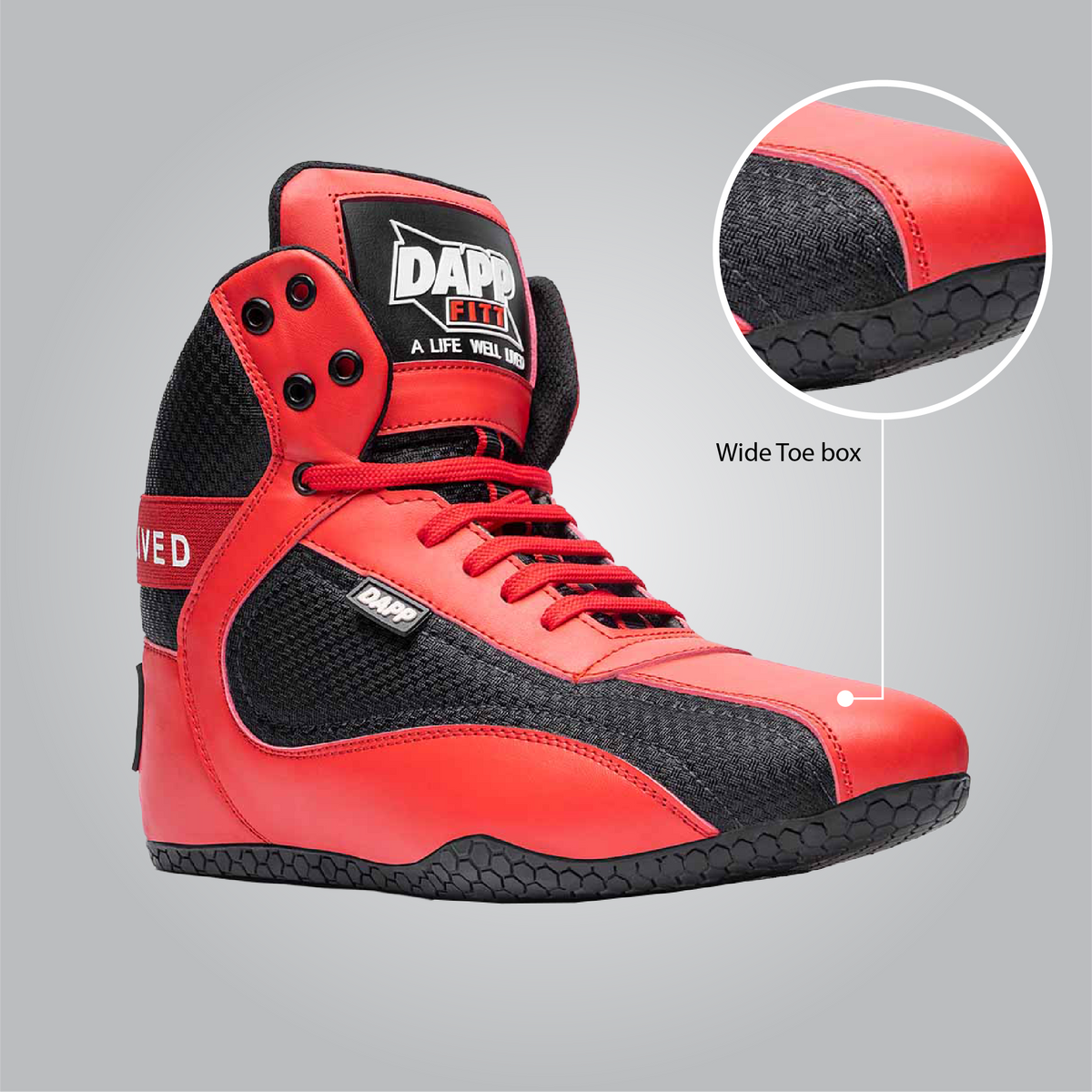 DAPP Z-Series Weightlifting Shoes RedBlack
