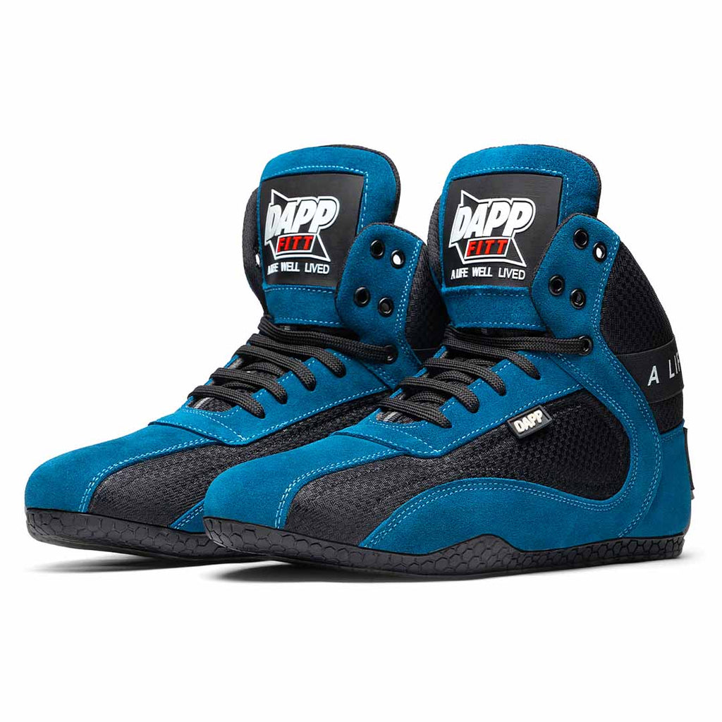 DAPP ActiveKit X Edition BlueBlack – Weightlifting Shoes, Belt, Gloves, Bag, Socks, Foam Cleaner kit, Gallon