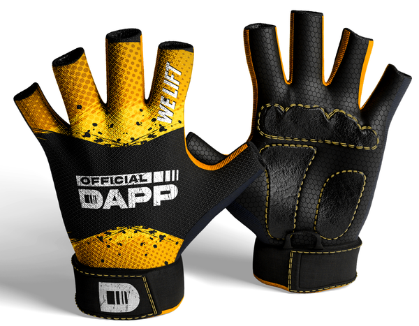 DAPP Unisex Gym Gloves | Premium Padded Gloves for Weightlifting, CrossFit, Fitness & Home Workouts - FREE SIZE