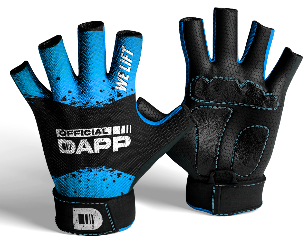 DAPP Unisex Gym Gloves | Premium Padded Gloves for Weightlifting, CrossFit, Fitness & Home Workouts