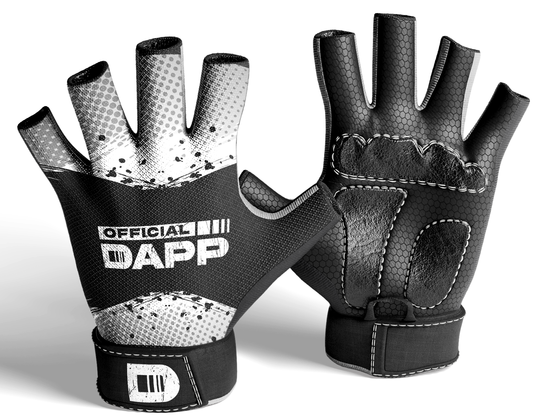 DAPP Unisex Gym Gloves | Premium Padded Gloves for Weightlifting, CrossFit, Fitness & Home Workouts - FREE SIZE