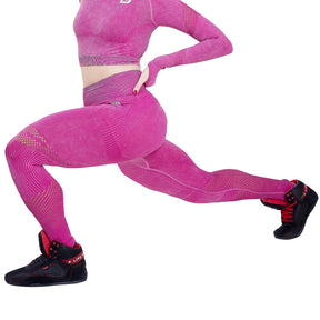 Stonewash Leggings Pink