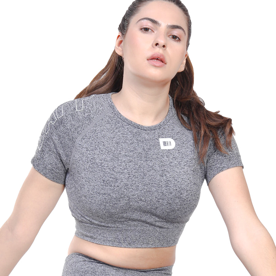 Seamless Top Grey