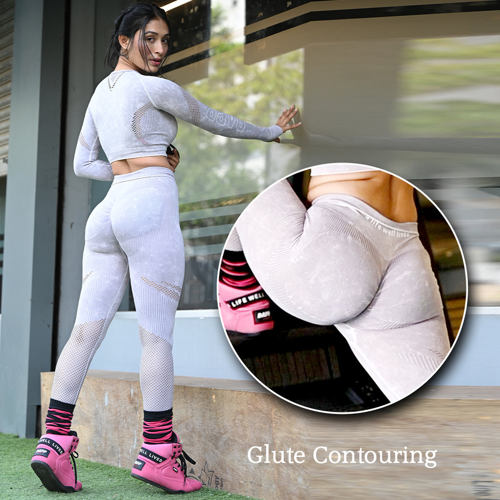 Stonewash Leggings Grey