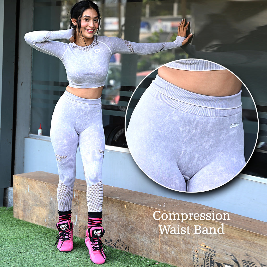 Stonewash Leggings Grey