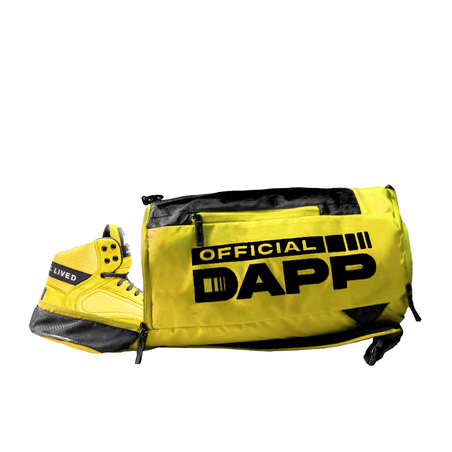 DAPP ActiveKit X Edition Yellow – Weightlifting Shoes, Belt, Gloves, Bag, Socks, Foam Cleaner kit, Gallon